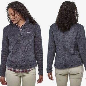 Patagonia Gray Los Gatos 1/4 Fleece Chenille Sweater